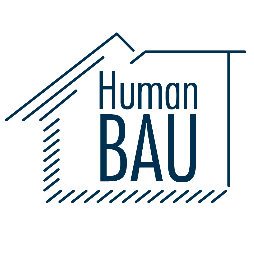 Humanbau Logo blau